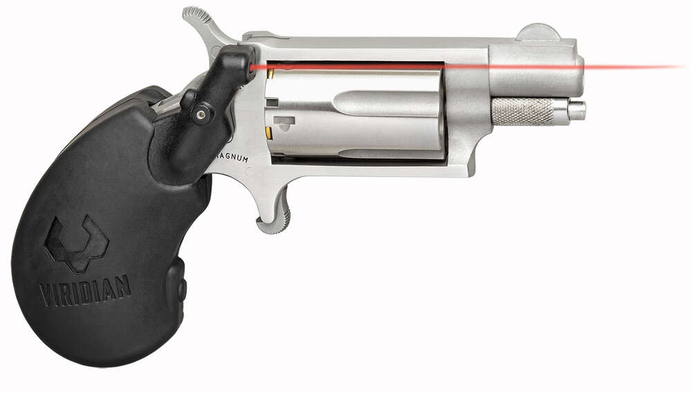 Handguns North American Arms Ready Series 22Magnum Mini-Revolver 5RD .22 MAG 1.125" w/ Viridian Laser Grip